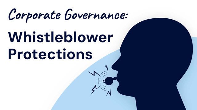 Image for Corporate Governance: Whistleblower Protections