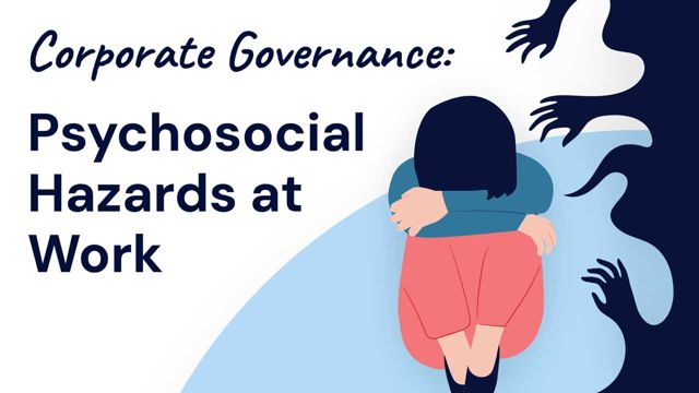 Image for Corporate Governance: Managing Psychosocial Hazards at Work